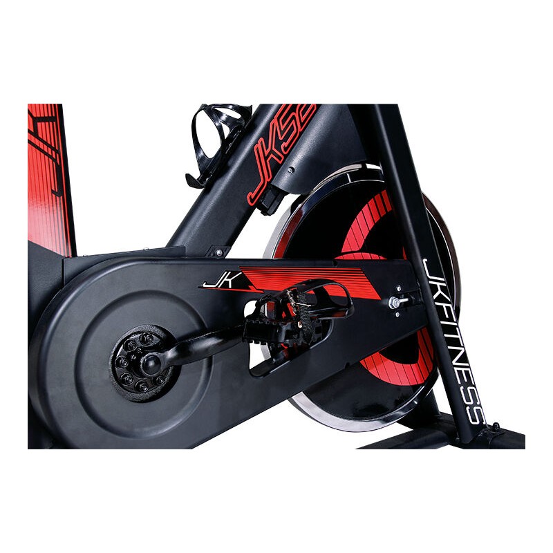 Cylette Indoor JK Fitness 524 - Volano 20kg, Resistenza Magnetica, Compatibile Con Zwift/Kinomap, Regolabile